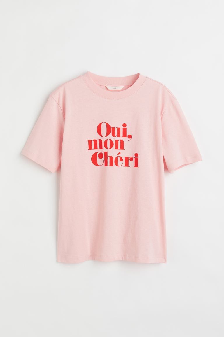 H&M T-Shirts: T-shirt oui mon chéri – Gebraucht aus Winterthur von CamiStore