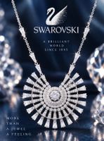 SWAROVSKI KETTE HALSKETTE SPARKLING DANCE SILBER FUNKELTRAUM