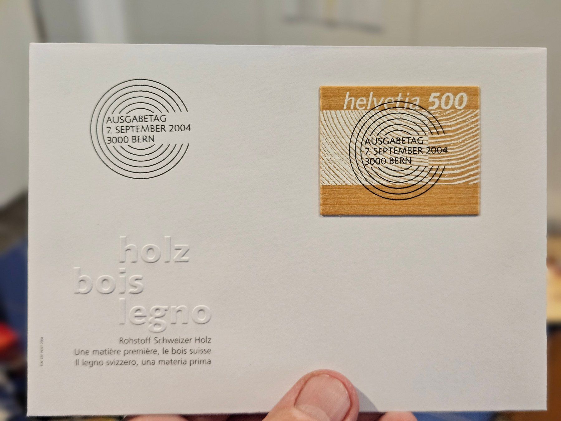 Tutti i francobolli: FDC mit ET VOLL Holz 2004 RAR!!!! ab 5.00 – Nuovo (secondo la descrizione) da Buttikon SZ venduto da Marcelr