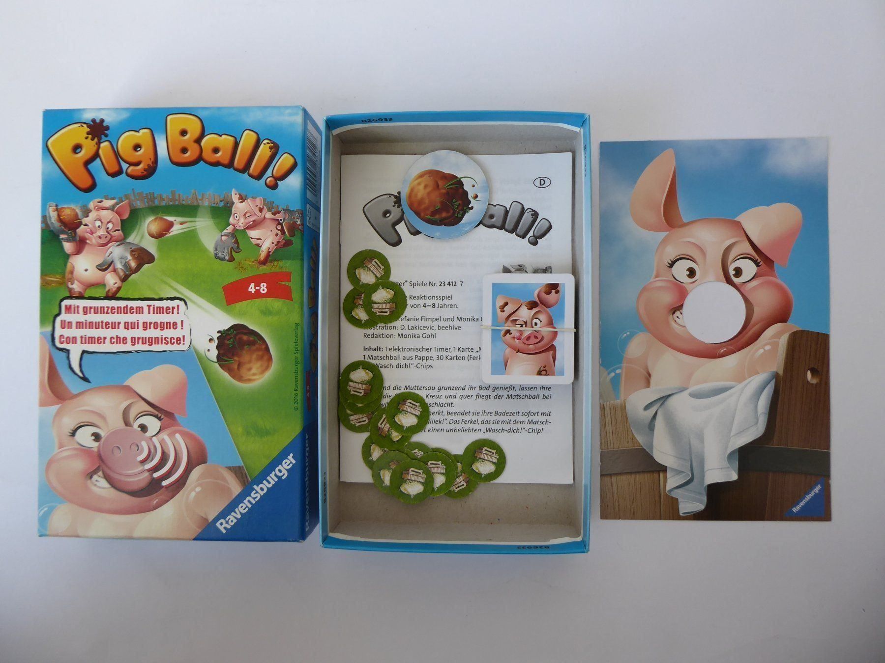 Ravensburger Giochi: Lustiges Ravensburger Spiel Pig Ball – Usato da Turbenthal venduto da Panau 1
