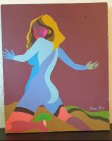 Acrylbild Frau