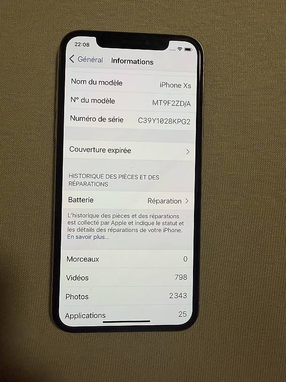 Telefoni cellulari / Smartphones: iPhone XS 64GB  – Usato da Corcelles-près-payerne venduto da alv_7rq2 4