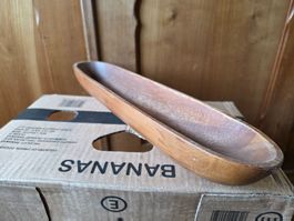Holz Schale 45 x 10 x 6 cm Schüssel Gefäss