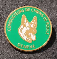 W735 Pin Hund Polizei Conducteurs de Chiens de Police Genéve