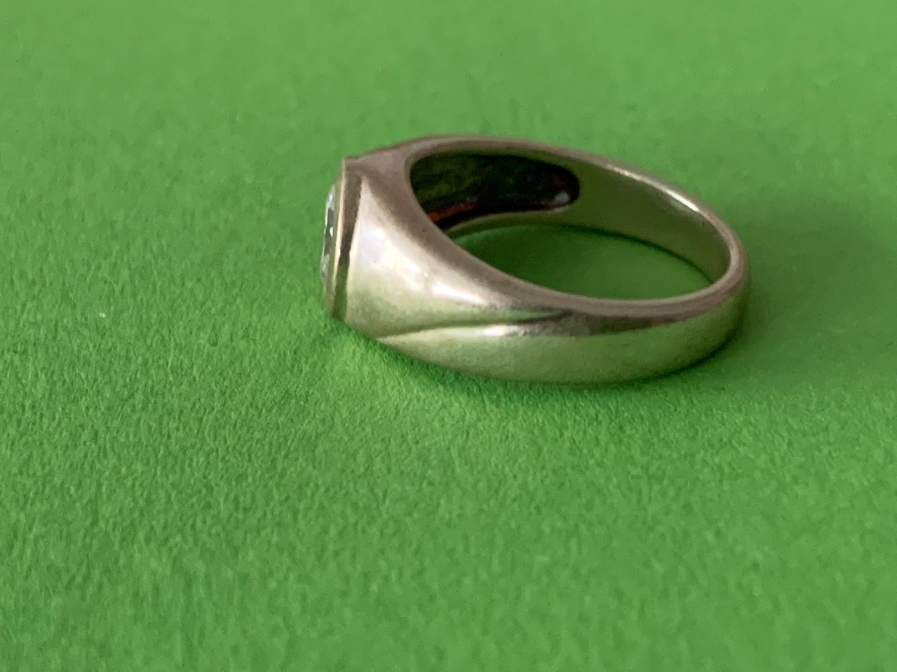 Ringe: Silberring mit rundem weisstein (gr. 54) – Gebraucht aus Dittingen von Bijoubelle 7