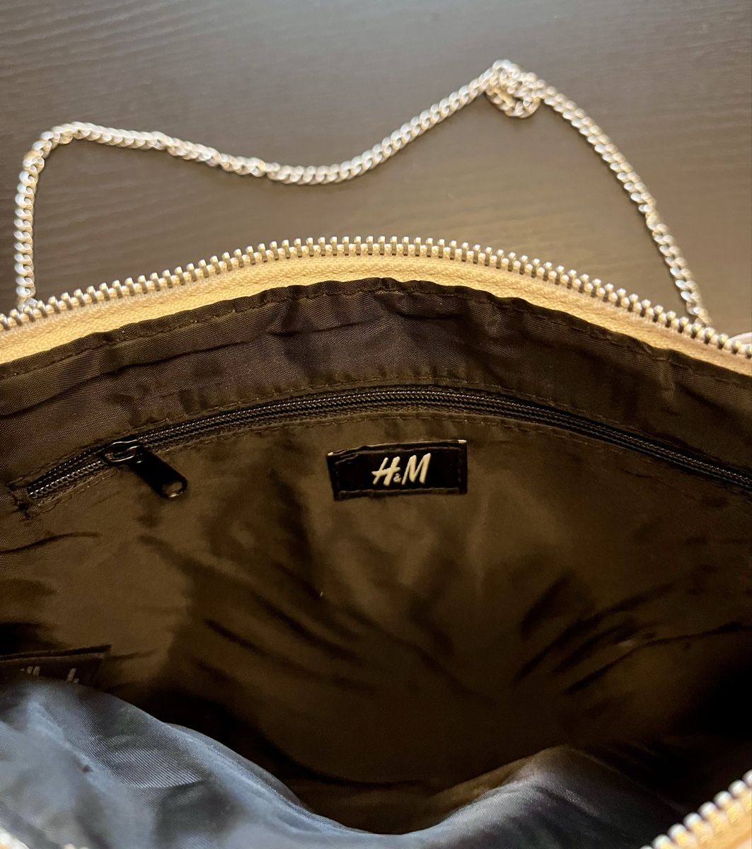 H&M Borse da donna: H&M Clutch mit Quaste, helles altrosa – Usato da Basel venduto da Nath- 4