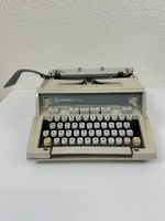 Vintage Hermes 3000 Schreibmaschine mit Koffer