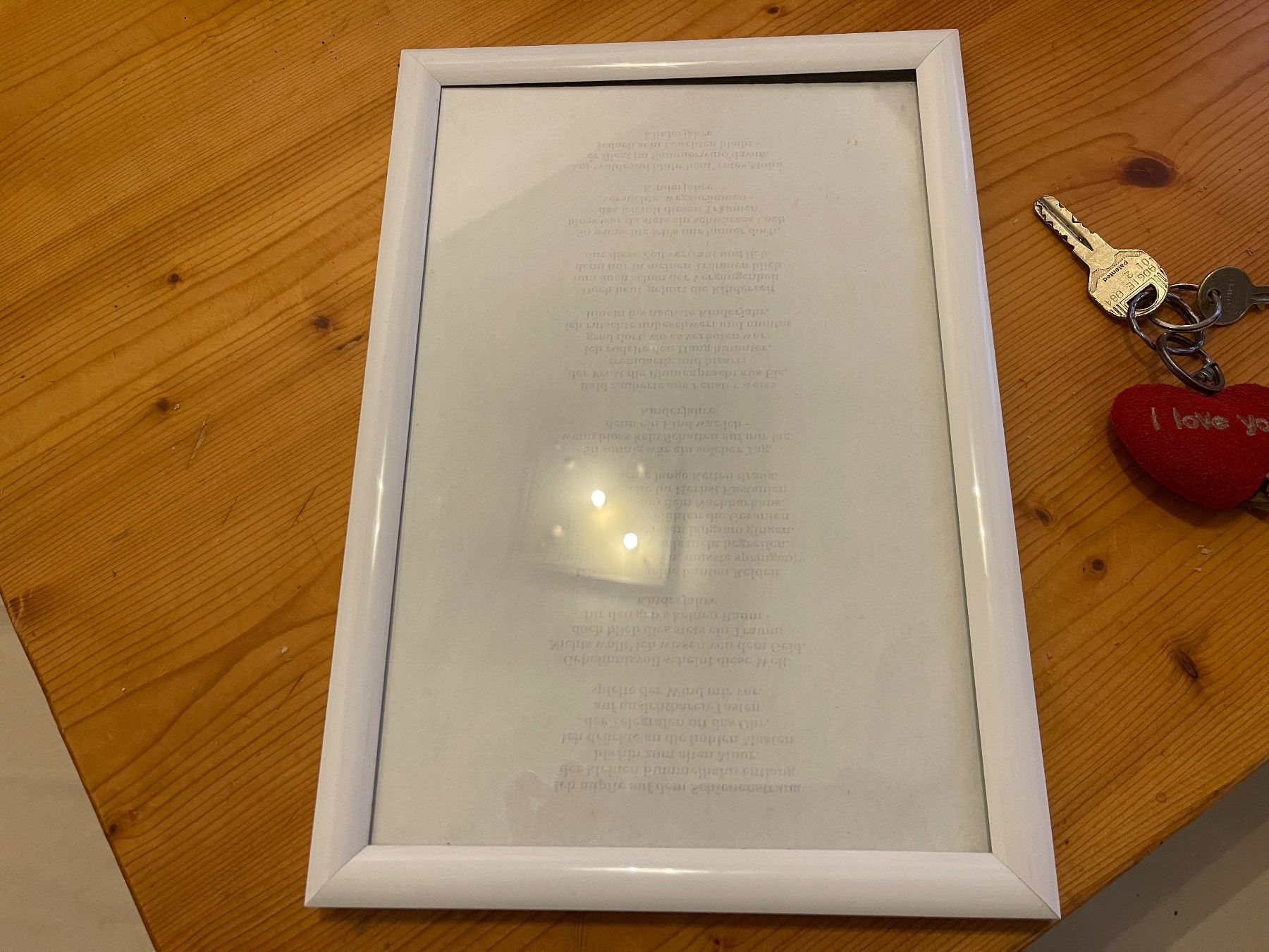 Cornici: Kunstoff Bilderrahmen Weiss, DIN A4 – Usato da Weinfelden venduto da ice_heart_xx 4