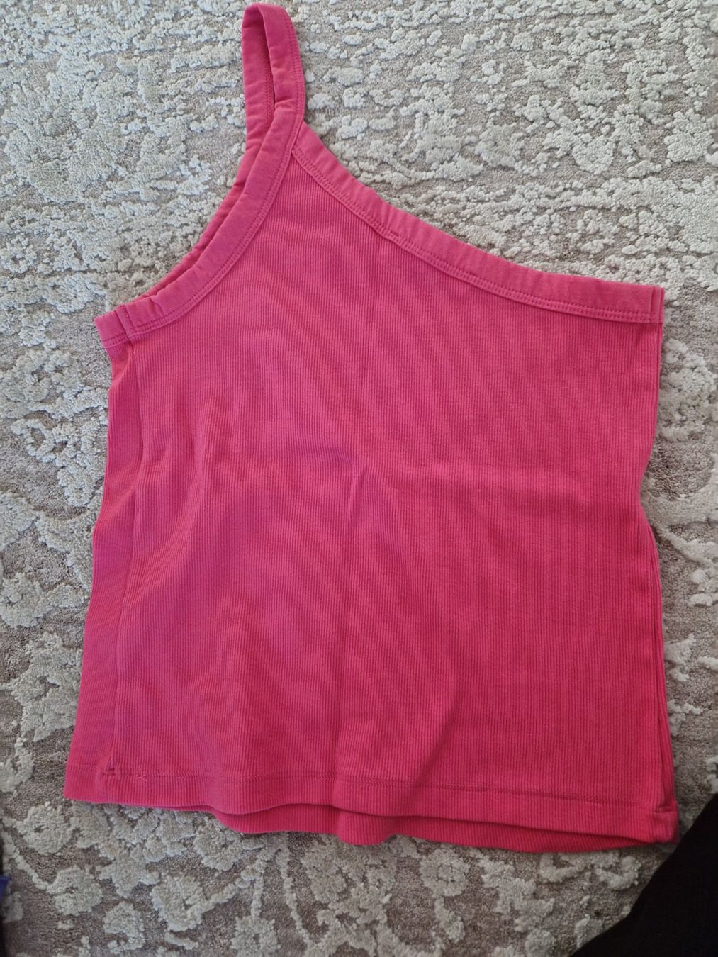 Mango Top: Mango Pinkes One-Shoulder Tanktop Gr. M – Usato da Erlinsbach SO venduto da ULIKH 2