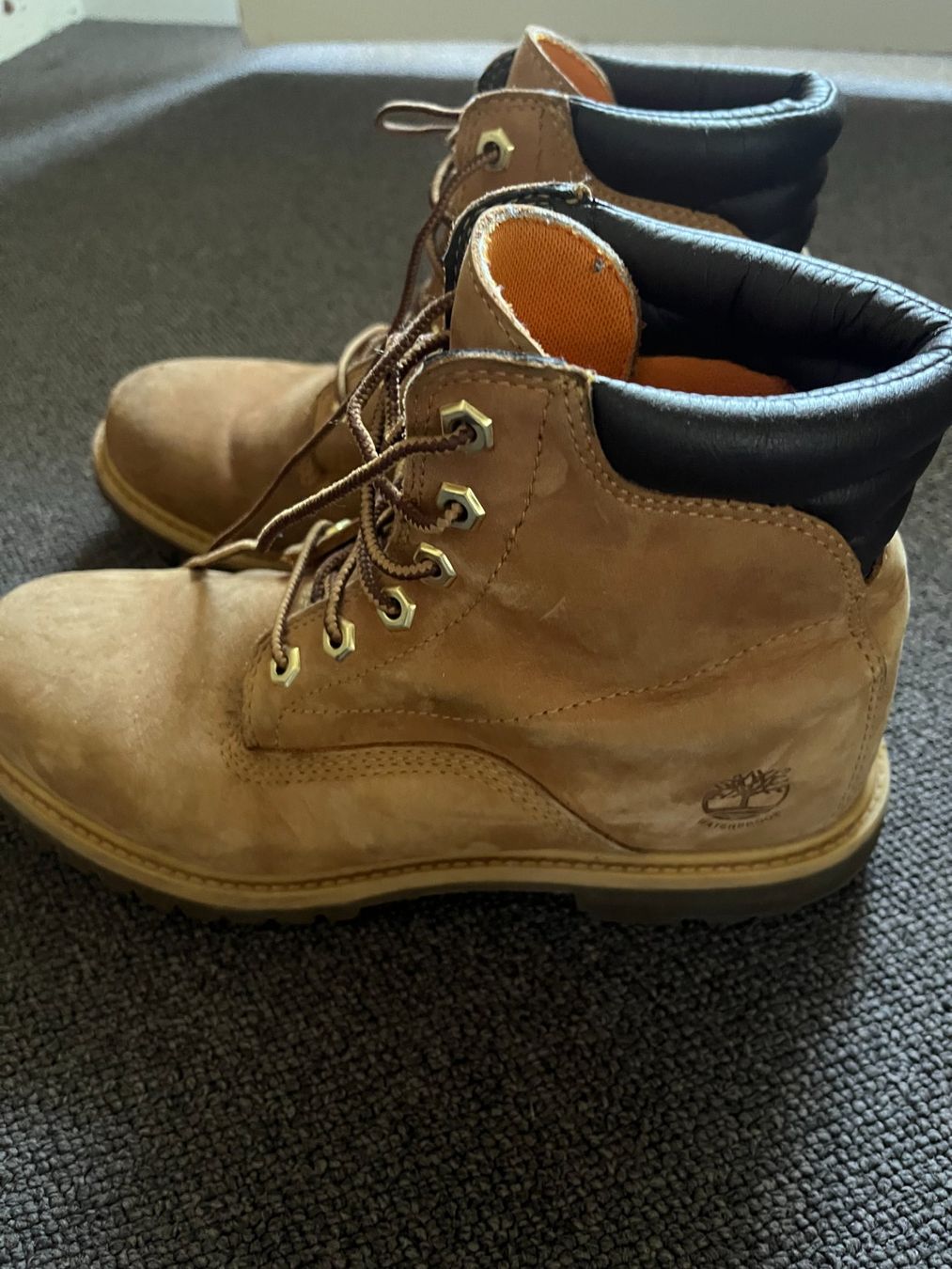 Timberland Scarpe da uomo: Timberland Waterproof (Farbe Camel) – Usato da Winterthur venduto da ricarma 1