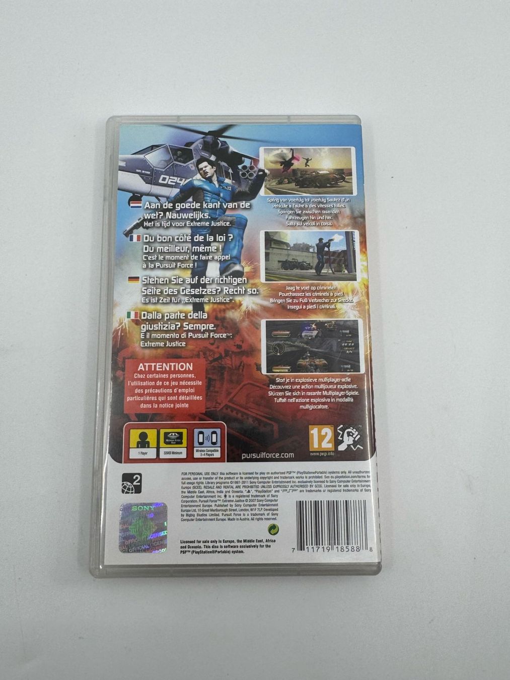 Giochi: Pursuit Force Extreme Justice (PSP) – Usato da Herisau venduto da Seyashop1 2