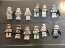 12 Minifiguren Lego Star Wars Clone Trooper, Stormtrooper ..