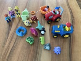 Playmobil 1 2 3  Figuren und Fahrzeuge 