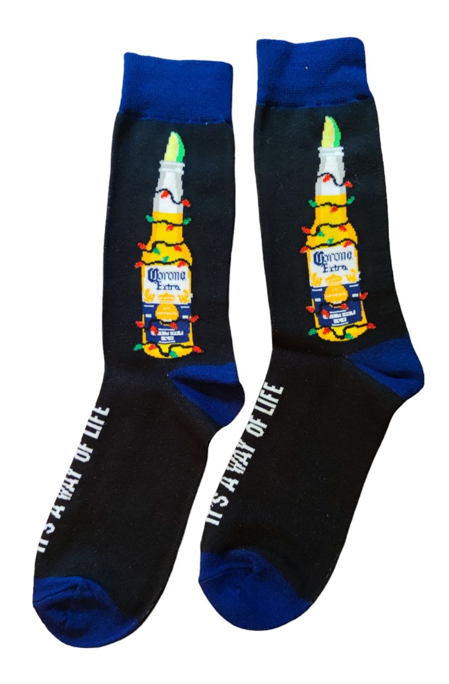 Calze: Socken Corona-Bier / Beer / Trinken – Nuovo e nell'imballaggio originale da Zürich venduto da amysmith 1
