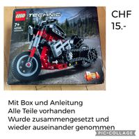 LEGO Technic 42132 Motorrad, Komplett, Top Zustand!