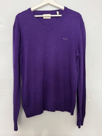 GANT Baumwollpullover in Lila in der Grösse L