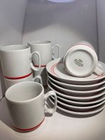 Tognana Kaffee Service, Tassen und Teller