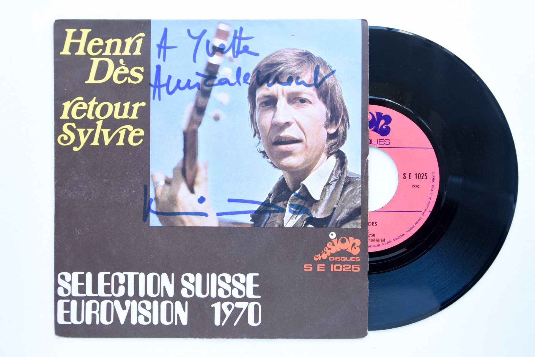 Autografi: Henri Dès - Disque dédicacé – Usato da Belmont-sur-Yverdon venduto da ag97