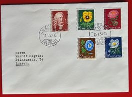 PRO JUVENTUTE 1958 SATZBRIEF 173 - 177 LUZERN OBERGRUND 1959