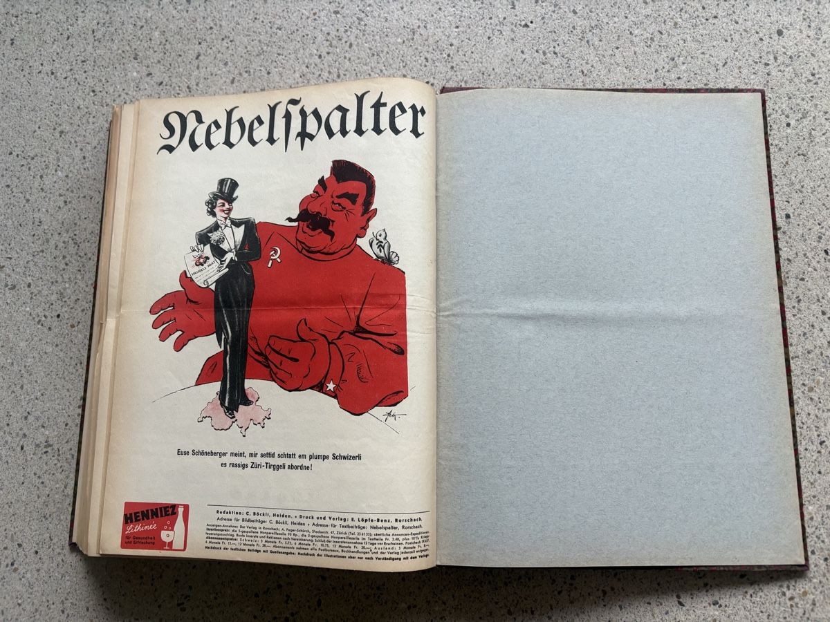 Livres: Der Nebelspalter - 1944 - Gebunden – D'occasion à Schlieren par pauley102 2