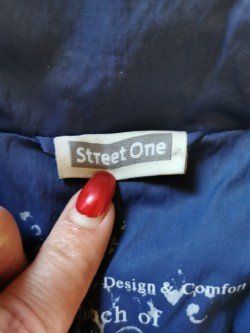 Giacche: Street One; blaue Übergangsjacke / Windjacke Gr. 36 – Usato da Boniswil venduto da Totomat-Lady 5