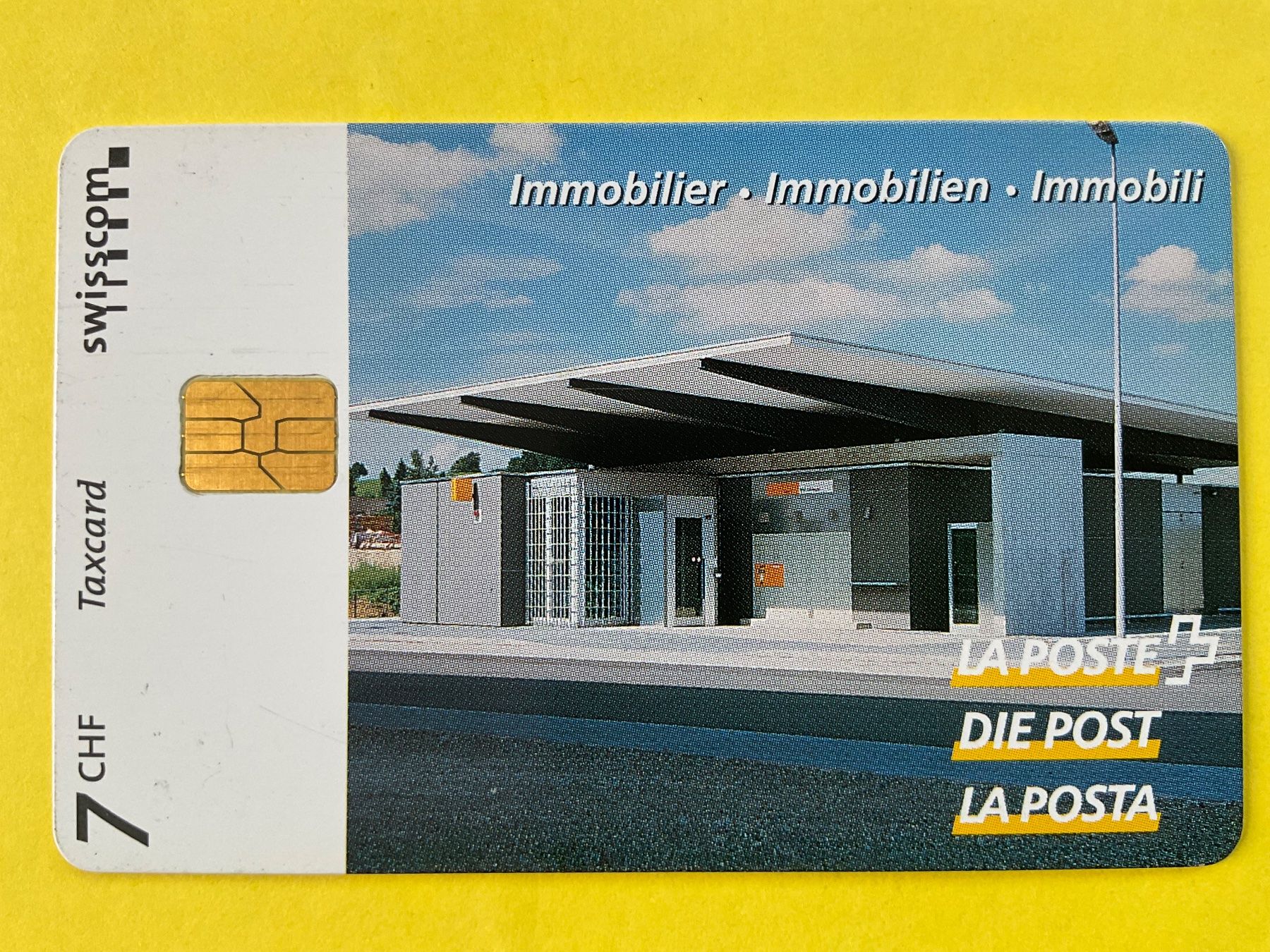 Swisscom Schede telefoniche: Taxcard La Poste, Die Post, La Posta – Usato da Winterthur venduto da Grap75