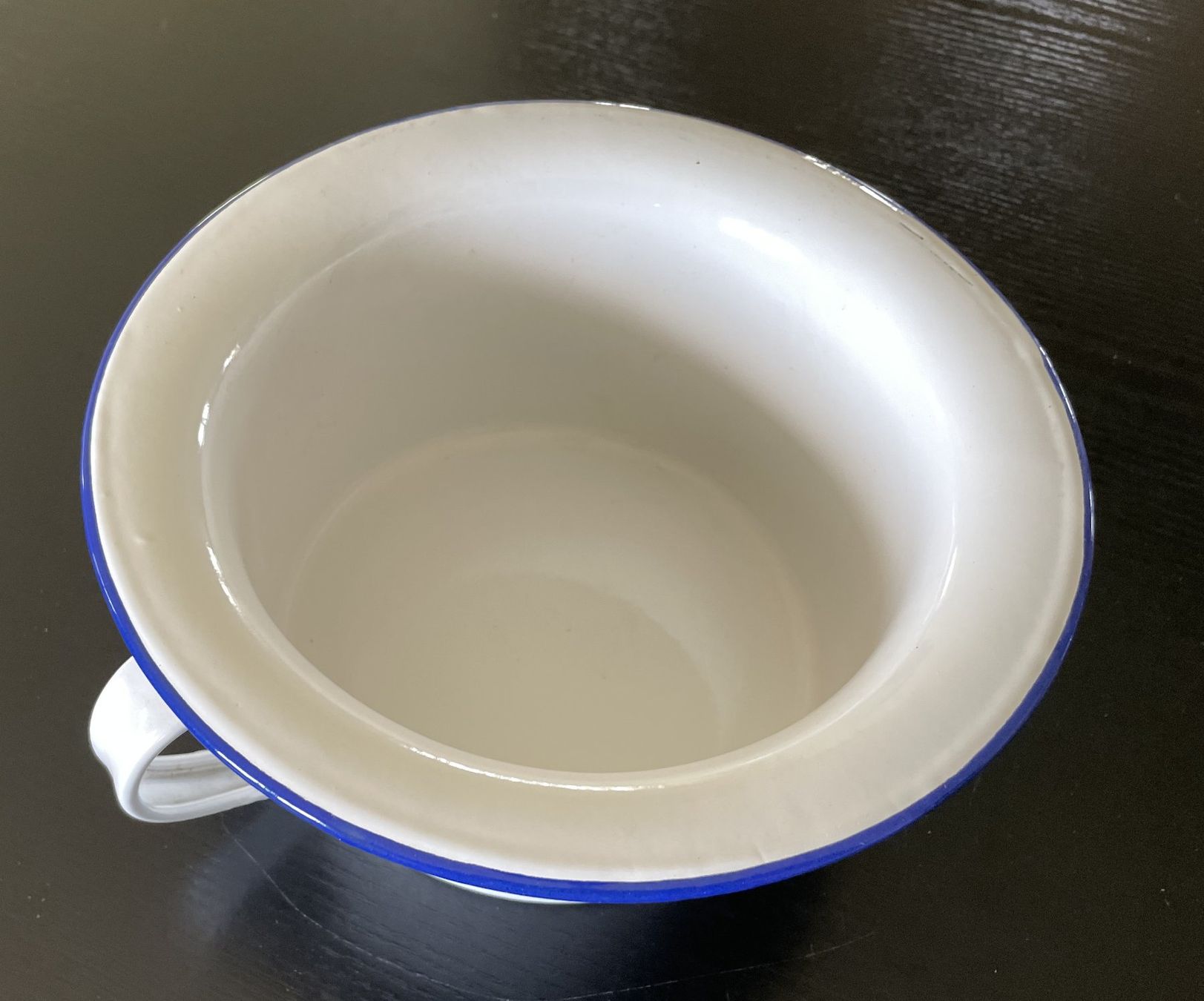 Casseroles: Nachttopf Topf emailliert weiss Deko Geschenk Nostalgie – D'occasion à Oftringen par allesmeins 2
