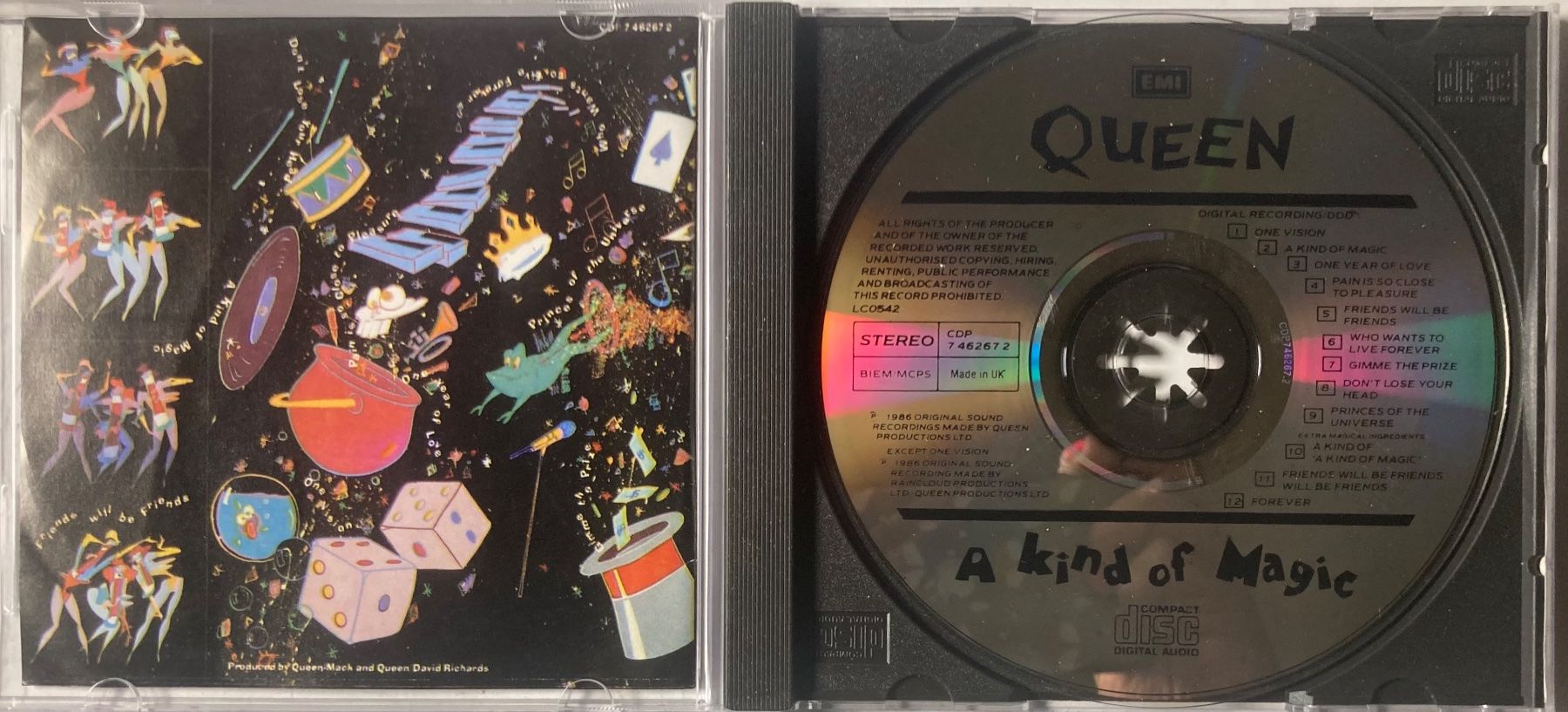 CD: QUEEN - A KIND OF MAGIC – Usato da Poliez-Pittet venduto da Newtown-Records 2