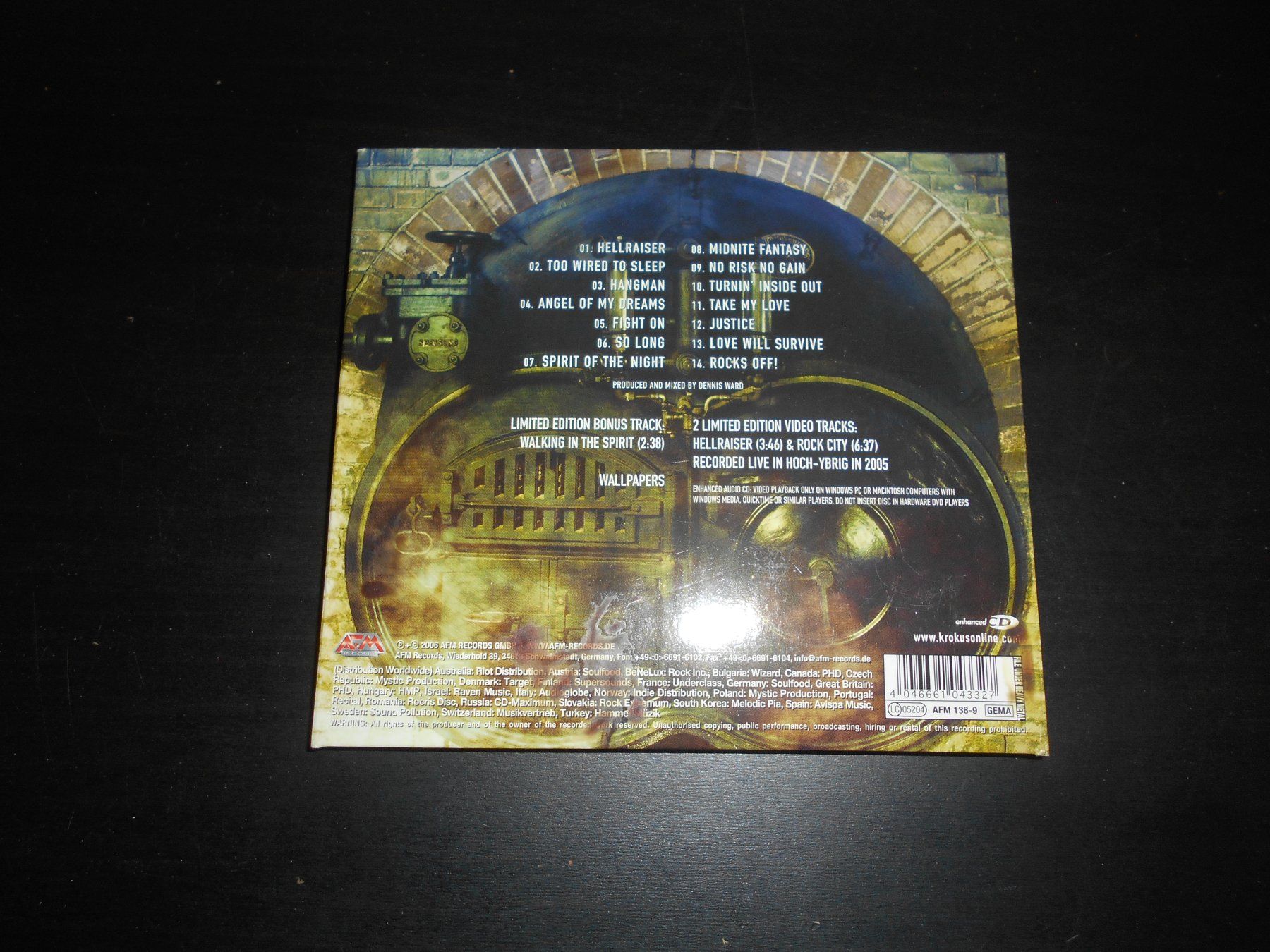 CD: Krokus – Hellraiser / 2006 / Digi – Usato da Aarberg venduto da witchhunter01 1