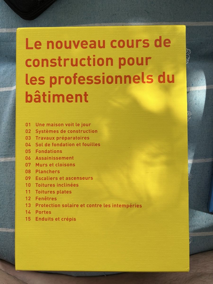 Libri: Livre pour cours dessinateur en architecture – Nuovo e nell'imballaggio originale da Moutier venduto da harpagophytum 2