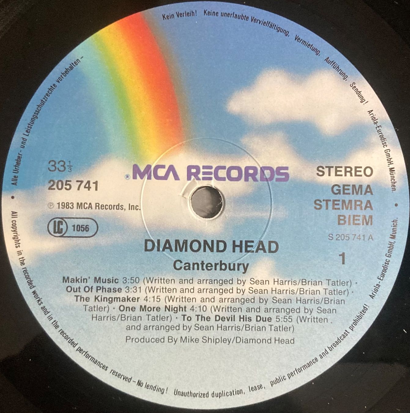 Dischi in vinile: DIAMOND HEAD - CANTERBURY – Usato da Poliez-Pittet venduto da Newtown-Records 2