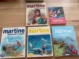 Superbe lot de 5 livres MARTINE