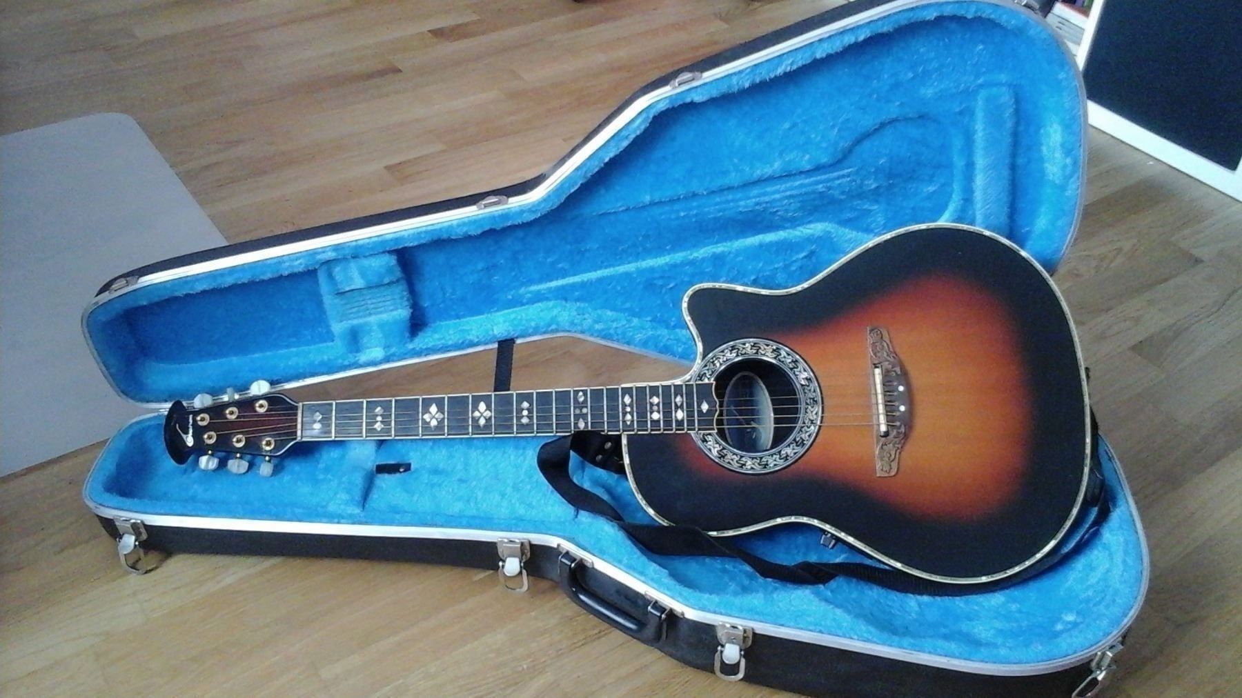 Ovation Strumenti musicali: Ovation Custom Legend 1869 Super Shallow Cutaway – Usato da Gretzenbach venduto da HorstV 8