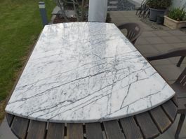 Weisse Marmor Platte120×80×2 cm