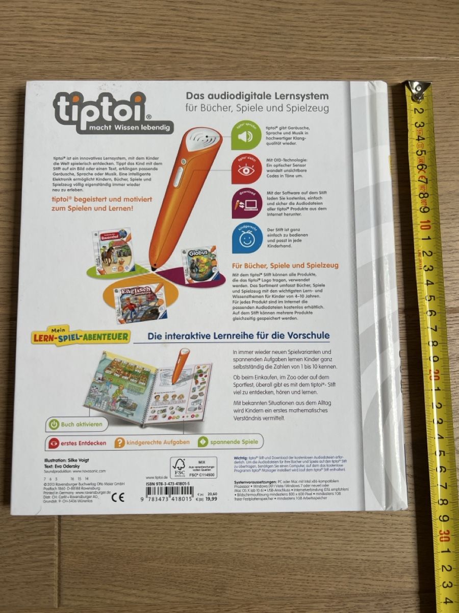 Libri: Tiptoi Buch "Erste Zahlen" - Interaktives Lernsystem! – Usato da Oensingen venduto da katepe 3