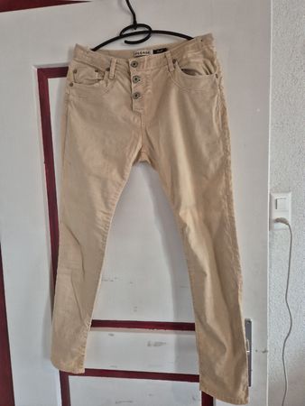 PLEASE Hose, Grösse 38/40 Small, beige, Top Zustand!