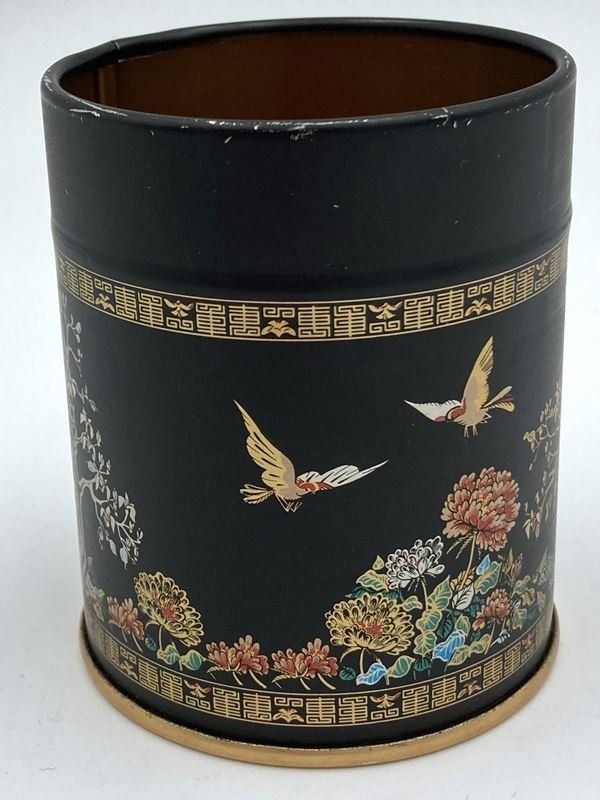 Sucriers: Teedose m. Deckel | asiatischer Stil | schwarz – D'occasion à Wittenbach par Restwert_St-Gallen 1