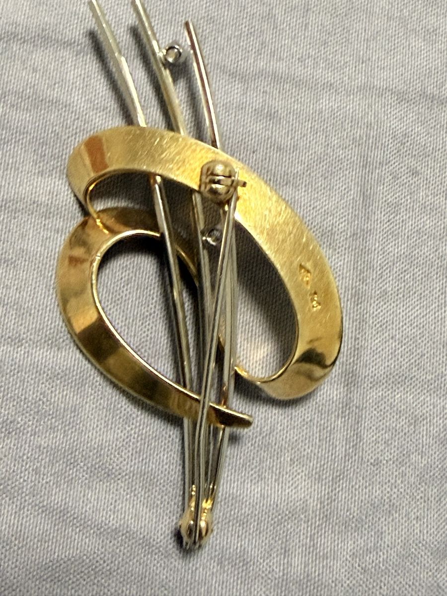 Broches & Aiguilles: Brosche Gold 18k – D'occasion à Oberhof par RealStone 1