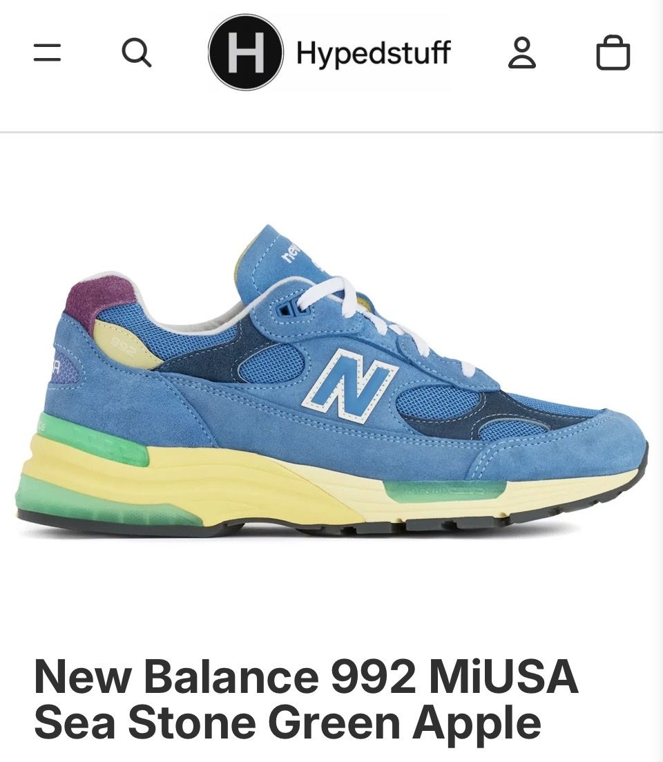 New Balance Herrenschuhe: New Balance 992 MiUSA – Neu und originalverpackt aus Baar von mpoxmpo