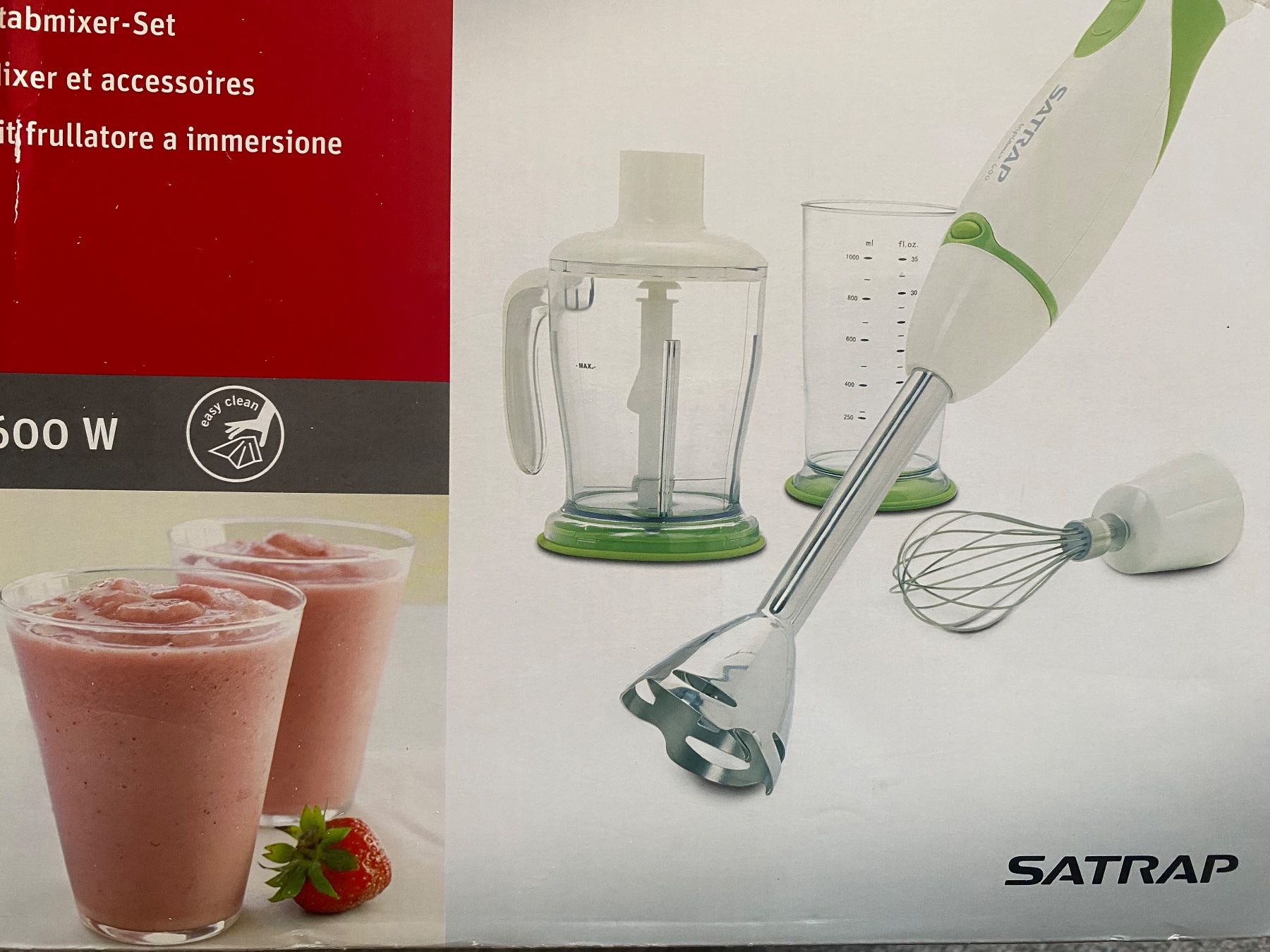 Coop Elettrodomestici da cucina: Satrap Stabmixerset "triplemix 600" – Nuovo (secondo la descrizione) da Appenzell venduto da Sonnschein_