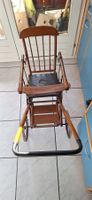 Antik uralt  Kinderwagen Holz Wisa Gloria Gurtnellen Vintage