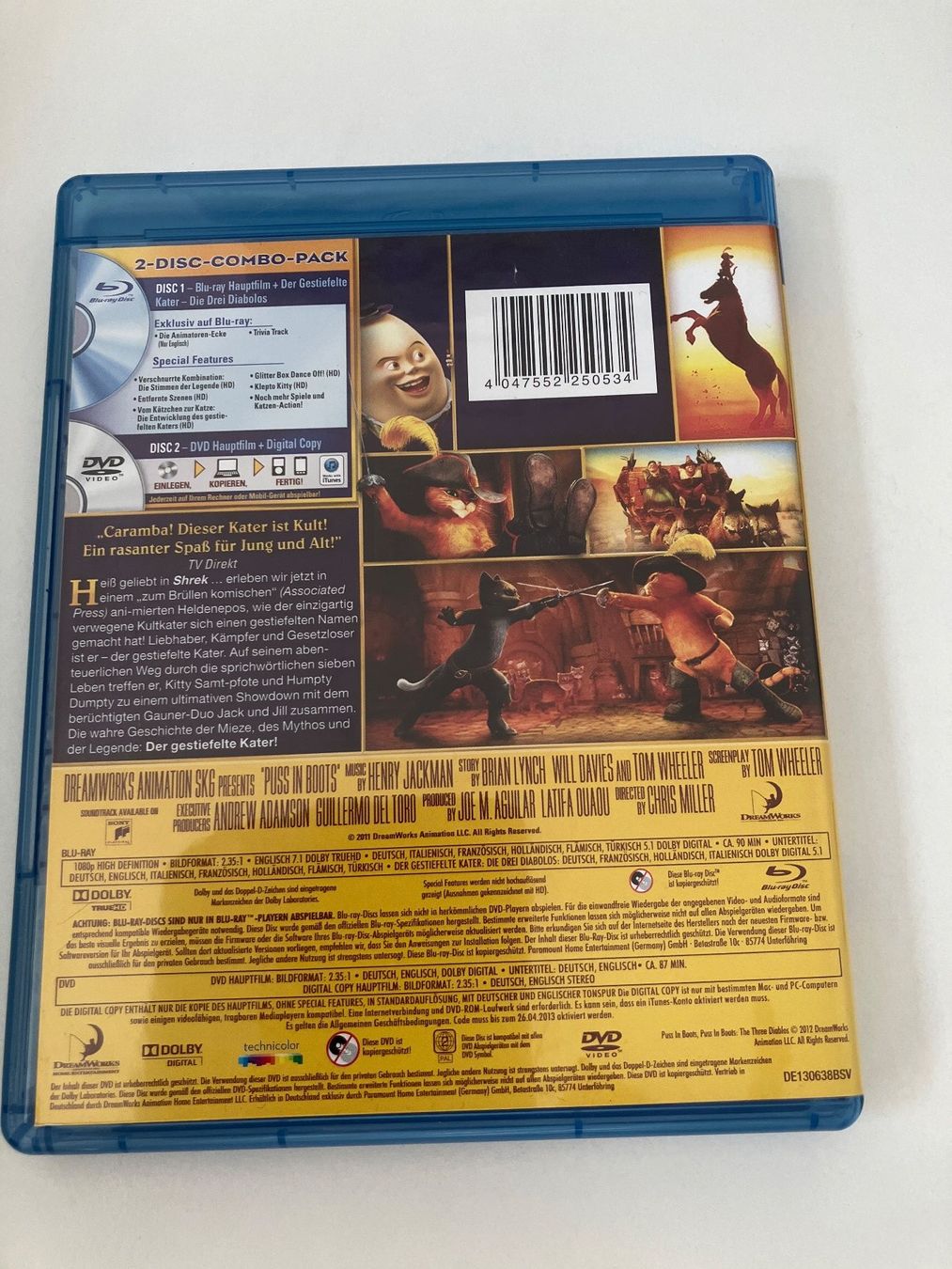 Tutti i DVDs: Der gestiefelte Kater - Blu-ray & DVD – Usato da Arbon venduto da Sugofresser 1