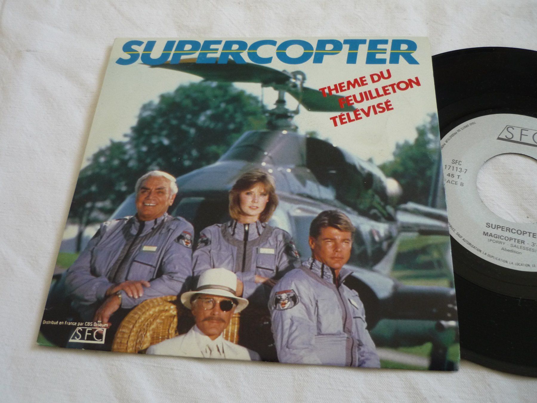 Dischi in vinile: 7" Single - 1x Supercopter - Theme Televise – Usato da Beringen venduto da Flatretriever