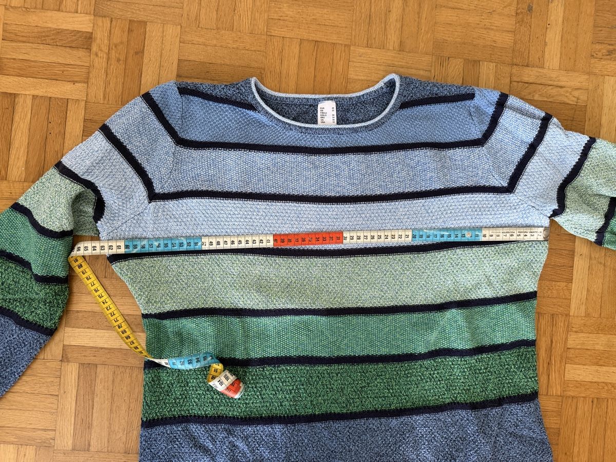 Maglioni & Felpe: Strickpullover blau/grün meliert gestreift Gr. 48 – Usato da Aarau venduto da Tam6 6