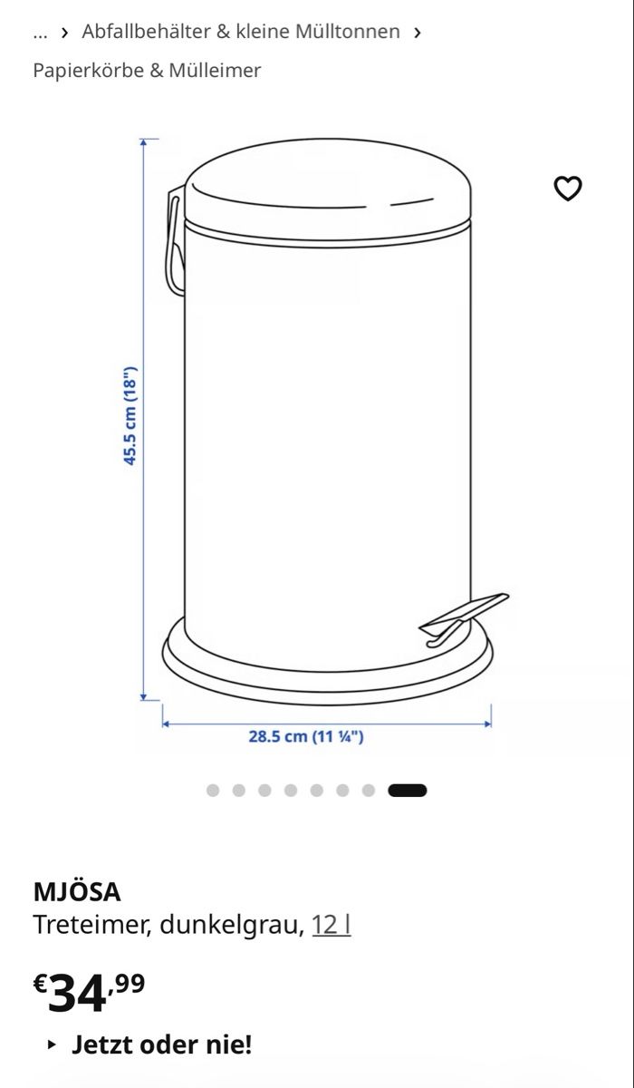 Ikea Cestini per rifiuti: Abfalleimer Ikea – Usato da Liebefeld venduto da ah_1 2