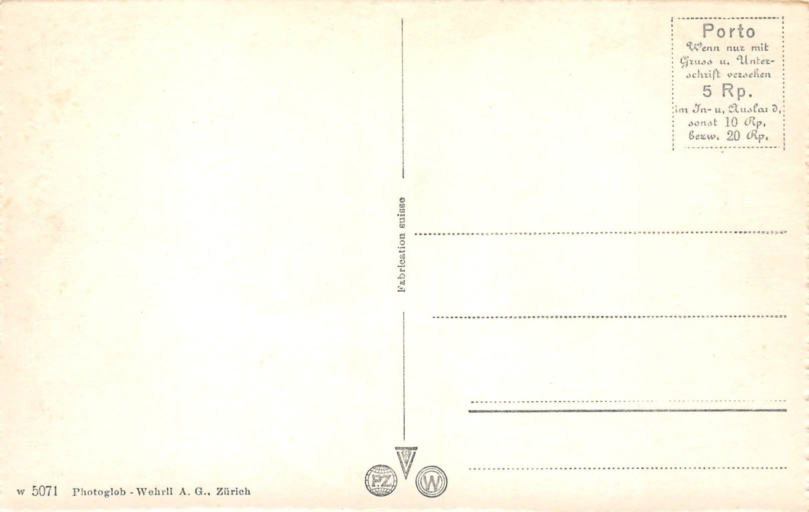 Cartoline postali: 2x Interlaken – Usato da Ottikon b.Kemptth. venduto da Neptun1974 3