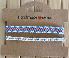 2x Armband / Freundschaftsband, Neu & Handgemacht