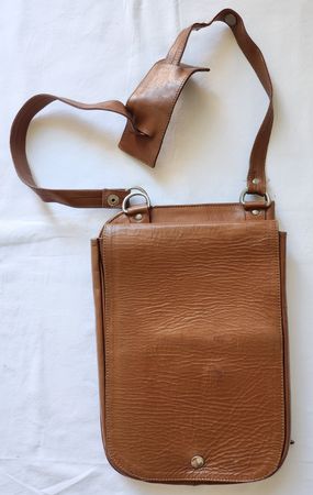 Vintage Leder Umhängetasche / A4 Dokumentenmappe & Organizer