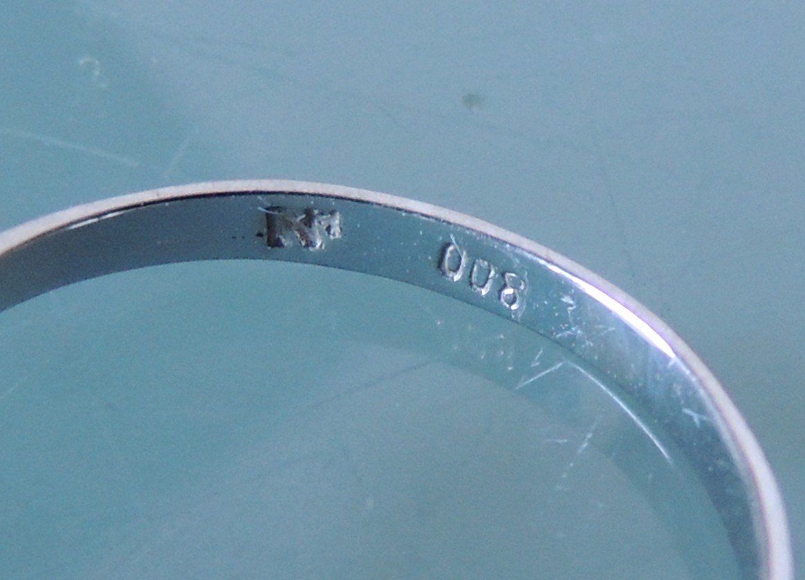 Anelli: Bergkristall Silber 800 Fingerring Gr. 55 – Usato da Waldenburg venduto da schaller707 4