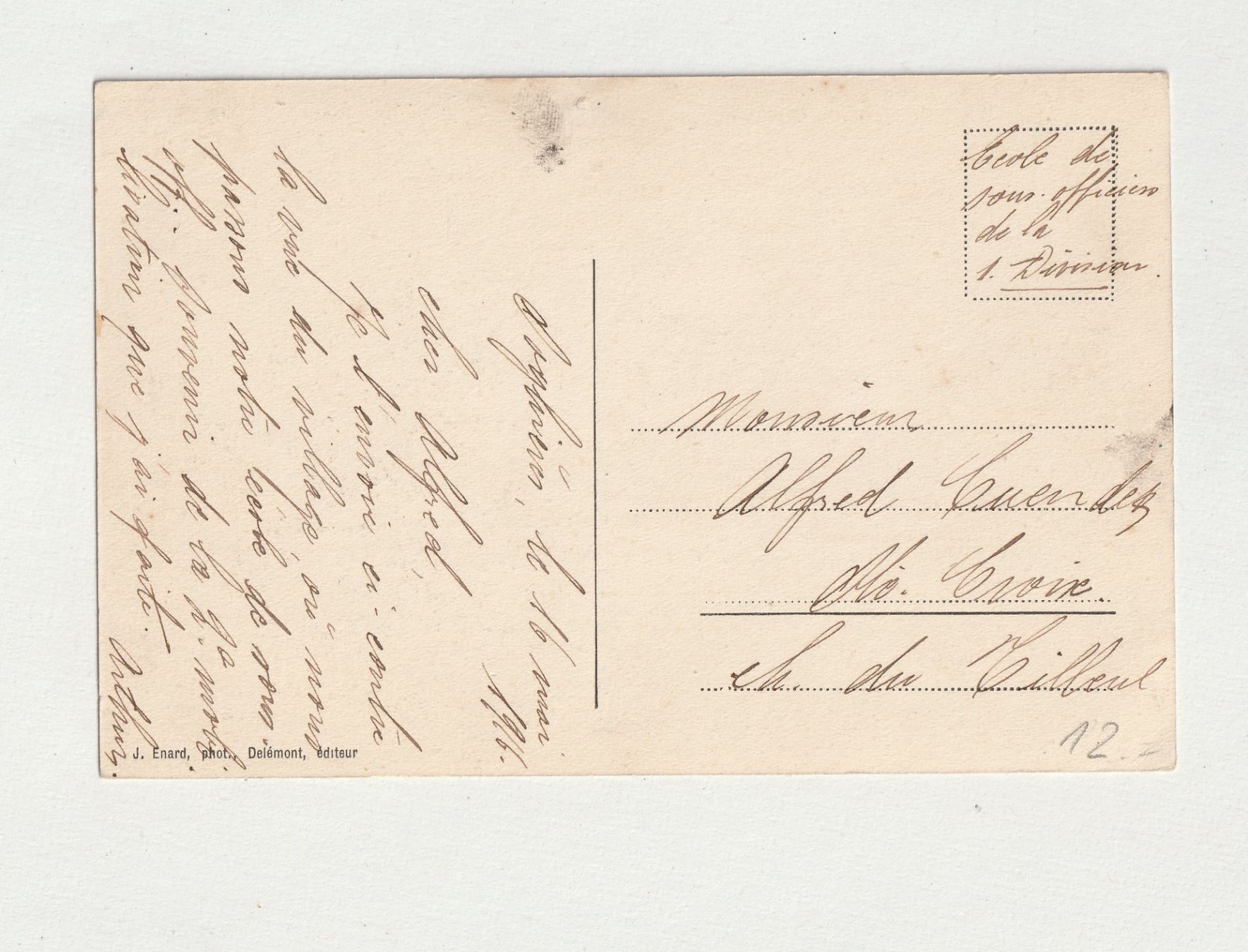 Cartoline postali: Soyhières - 1904 - Postkarte - Carte postale – Usato da Romainmôtier venduto da Oaxaca9 1